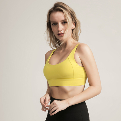 ODM Womens Sports Bra For Active Wear Nylon Yoga Crop Top Gym Workout Underwear