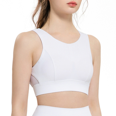 New Curve Gauze Women Fitness Vest Body-Building Running Train Sports Bra