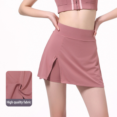 Custom Pleated Womens Tennis Skirt high Elastic Girls Sportswear