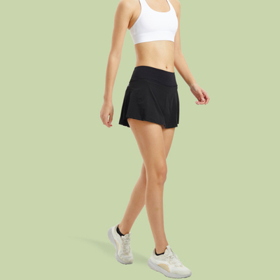 Quick Dry Women Golf Skirts With Shorts Stretchy Tennis Skort Skirt