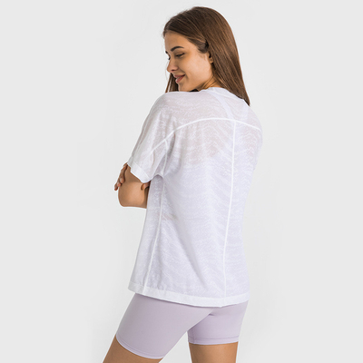 XXL Women'S Short Sleeve Dry Fit Moisture Wicking Athletic Round Neck Tee
