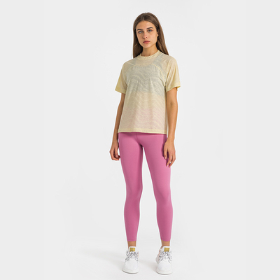 XXL Women'S Short Sleeve Dry Fit Moisture Wicking Athletic Round Neck Tee
