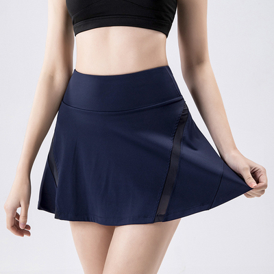 Breathable Mesh Athletic Tennis Skirt Woman Golf Dress Skort Apparel