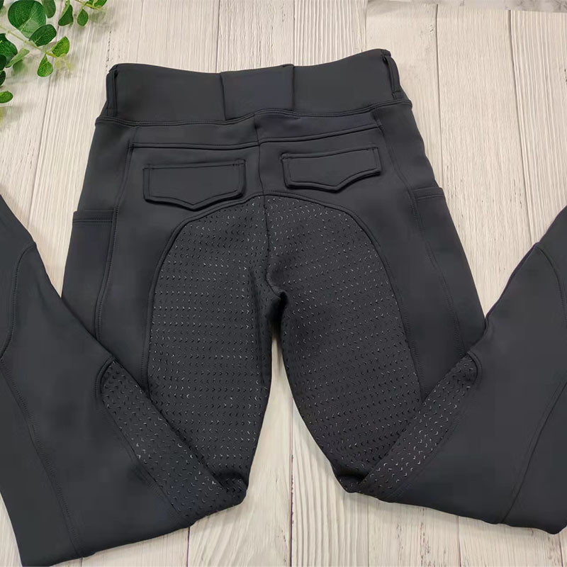 Full Seat Grip Winter Thick Warm Fleece Horse Riding Pants Equestrian Leggings