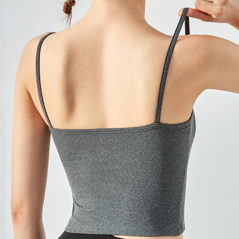 Elastic Slim Simple Running Sports Underwear Ladies Sports Tank Tops