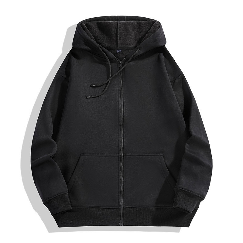 Men'S Soft Fleece Hooded Sweatshirt With Pocket Casual Zip Up Athletic Hoodie