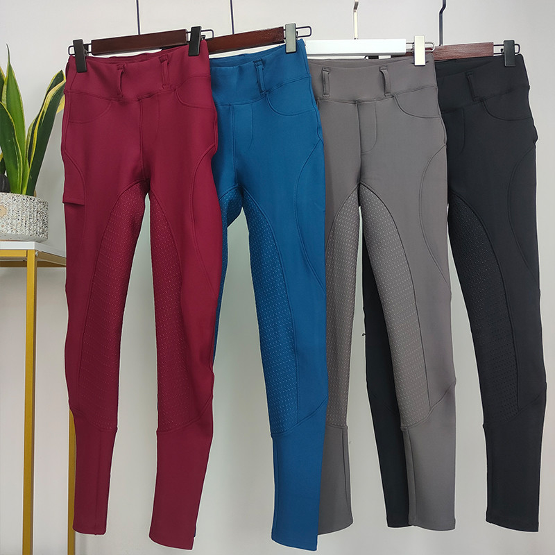 4 Colors Winter Fleece Warmth Horse Riding Pants Women Equestrian Breeches