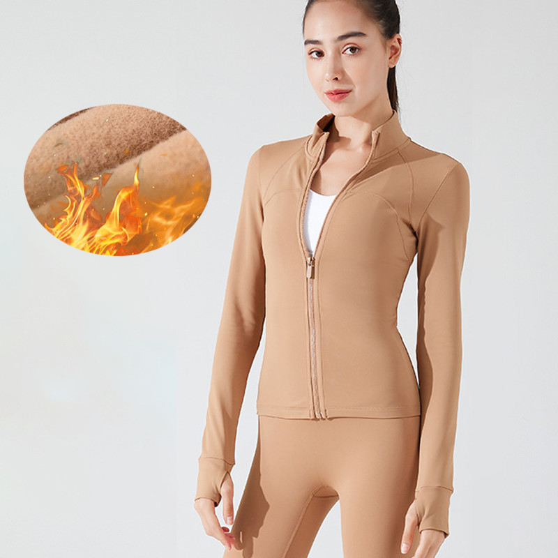 Winter Warm Fleece Full Zipper Horse Riding Jackets Anti Pilling