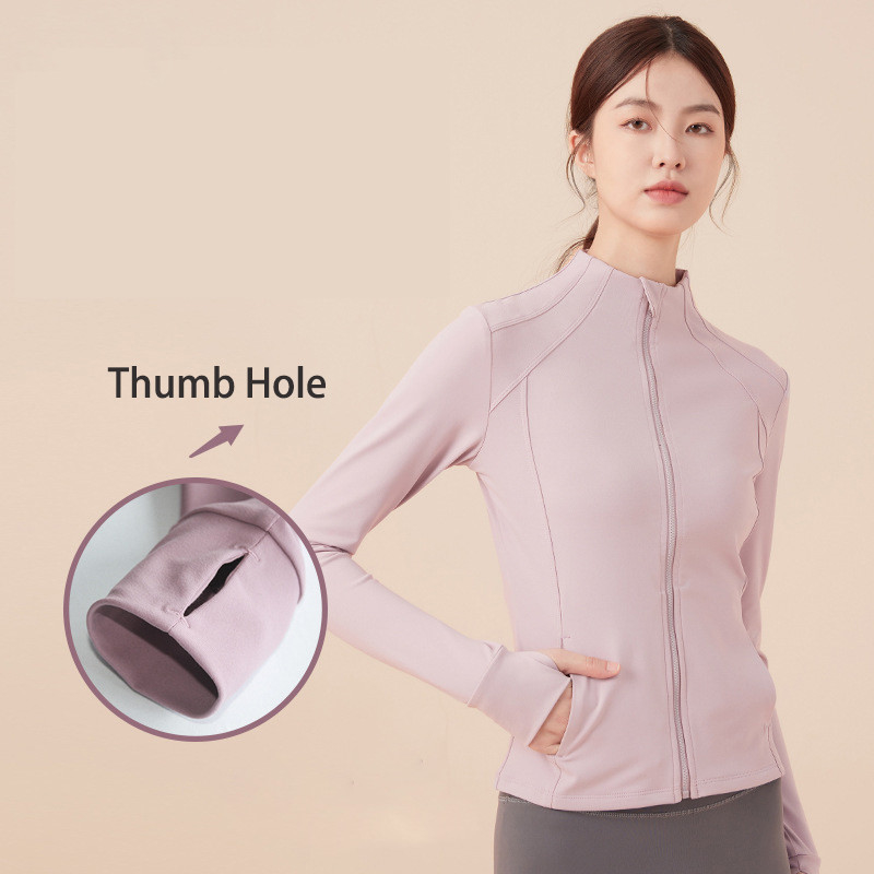 Elegant Fashion Women 2 Pockets Horse Riding Jackets With Thumb Hole