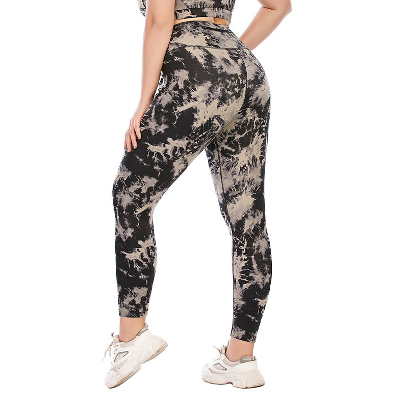 Workout L - XXXL Flora Yoga Pants Active Stretch Quick Dry With Back Pockets