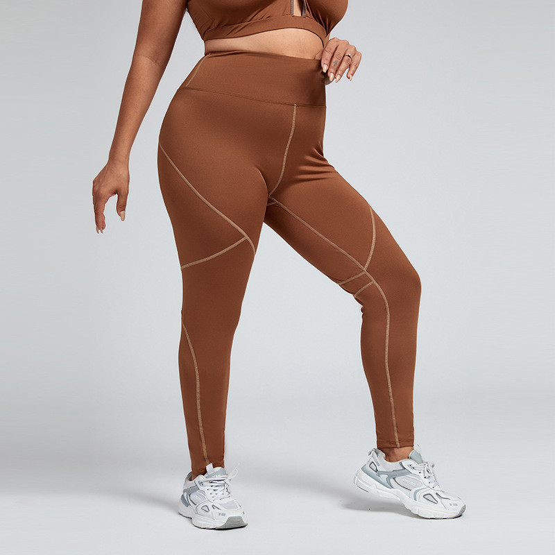 Sexy Tight Plus Size Yoga Pants Hip Lifting Elastic Breathable Workout