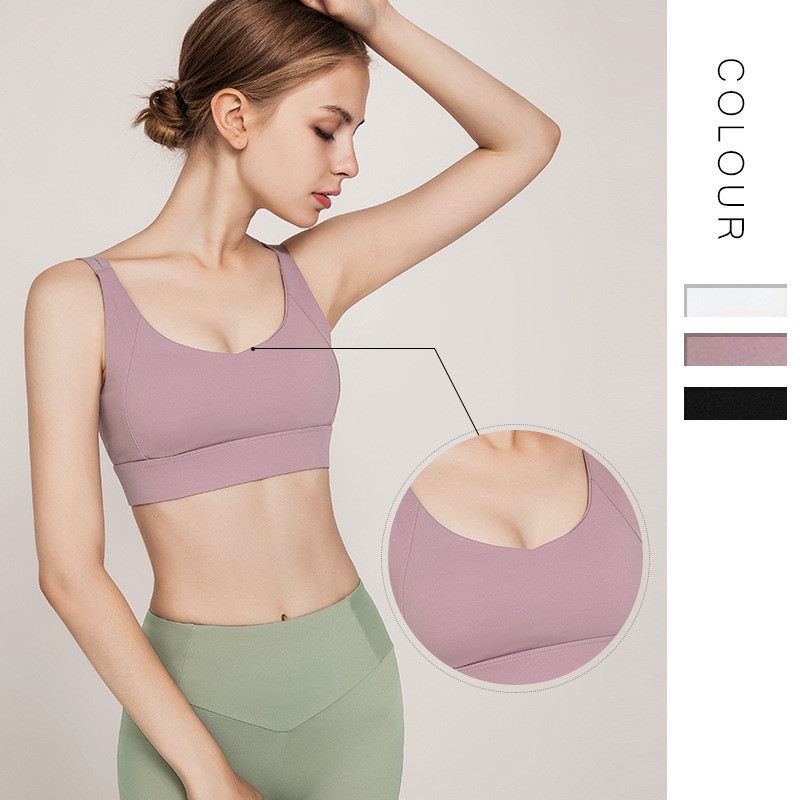 ODM Womens Sports Bra For Active Wear Nylon Yoga Crop Top Gym Workout Underwear
